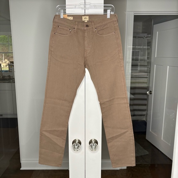 J. Crew 484 Slim-fit Garment-dyed Five-pocket Pant Vintage Dill - Picture 2 of 5